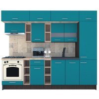 Bucatarie BIGMAR 270 A Wenge / Decor 0245